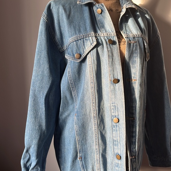 vintage visa classic denim jean jacket - Picture 3 of 6